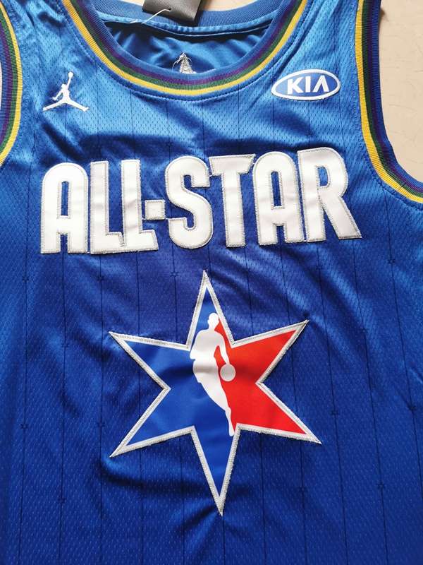 2020 Los Angeles Lakers JAMES #23 Blue All Star Basketball Jersey (Stitched)