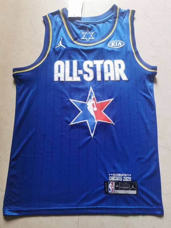 2020 Los Angeles Lakers BRYANT #24 Blue All Star Basketball Jersey (Stitched)