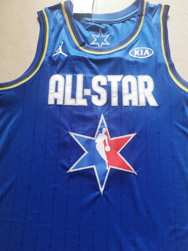 2020 Los Angeles Lakers BRYANT #24 Blue All Star Basketball Jersey (Stitched)