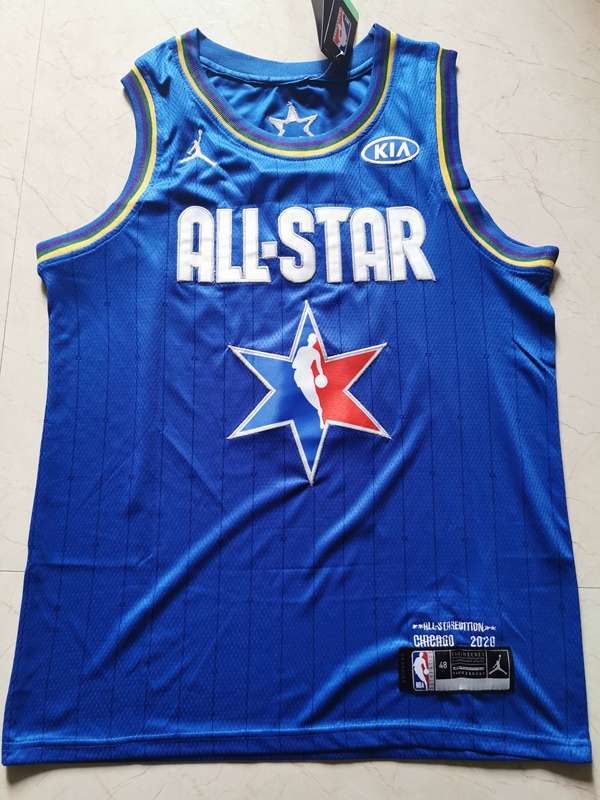 2020 Los Angeles Lakers DAVIS #3 Blue All Star Basketball Jersey (Stitched)