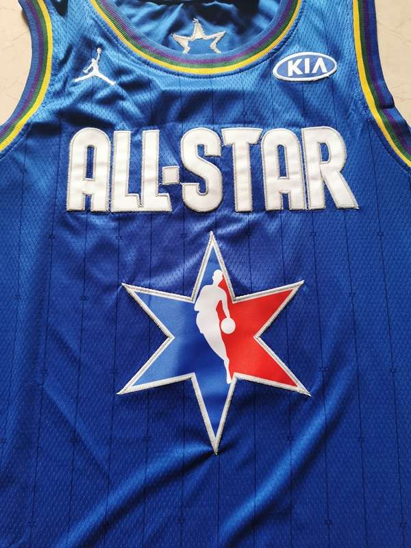 2020 Los Angeles Lakers DAVIS #3 Blue All Star Basketball Jersey (Stitched)