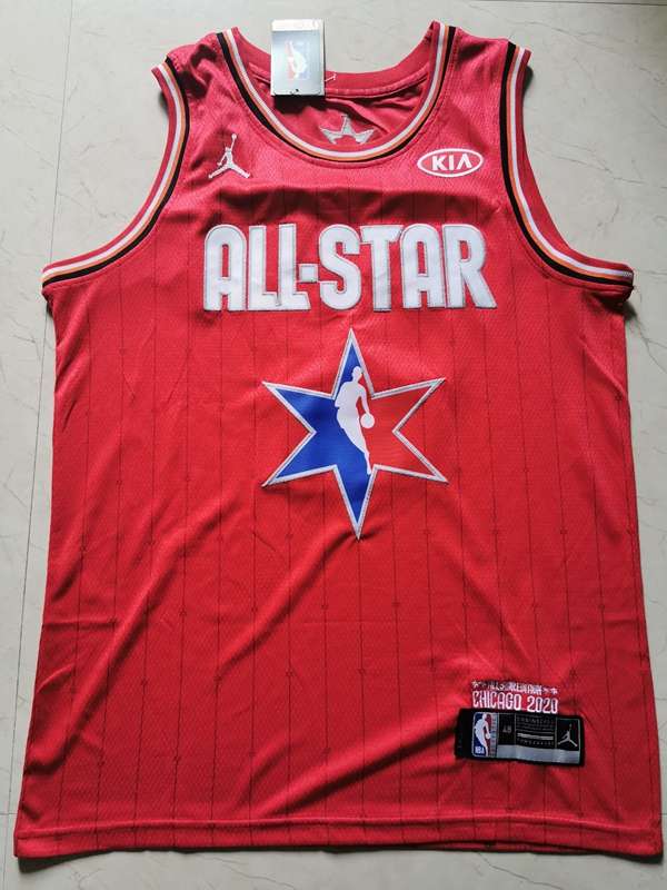 2020 Los Angeles Lakers BRYANT #24 Red All Star Basketball Jersey (Stitched)