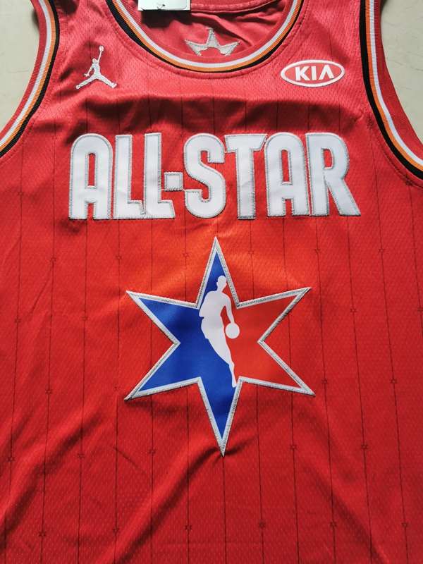 2020 Los Angeles Lakers BRYANT #24 Red All Star Basketball Jersey (Stitched)