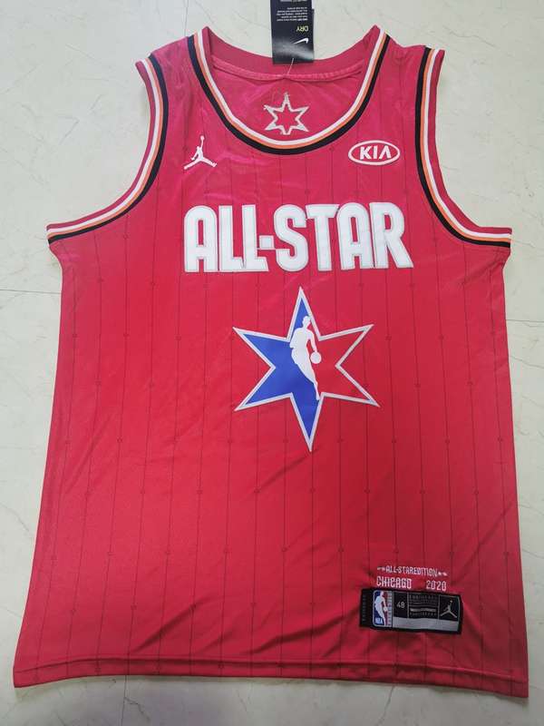 2020 Los Angeles Lakers DAVIS #3 Red All Star Basketball Jersey (Stitched)