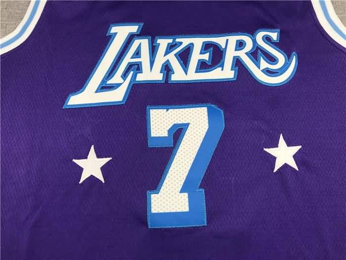 21/22 Los Angeles Lakers ANTHONY #7 Purple City Basketball Jersey (Stitched)