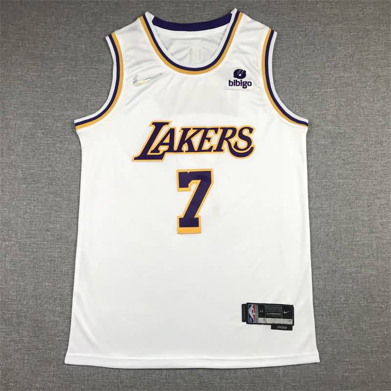 21/22 Los Angeles Lakers ANTHONY #7 White Basketball Jersey (Stitched)