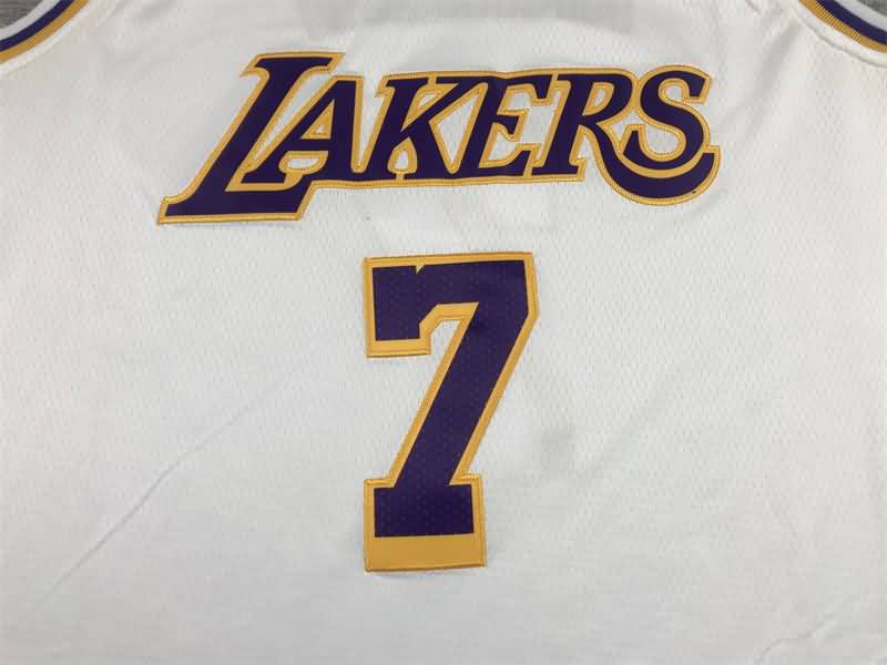 21/22 Los Angeles Lakers ANTHONY #7 White Basketball Jersey (Stitched)