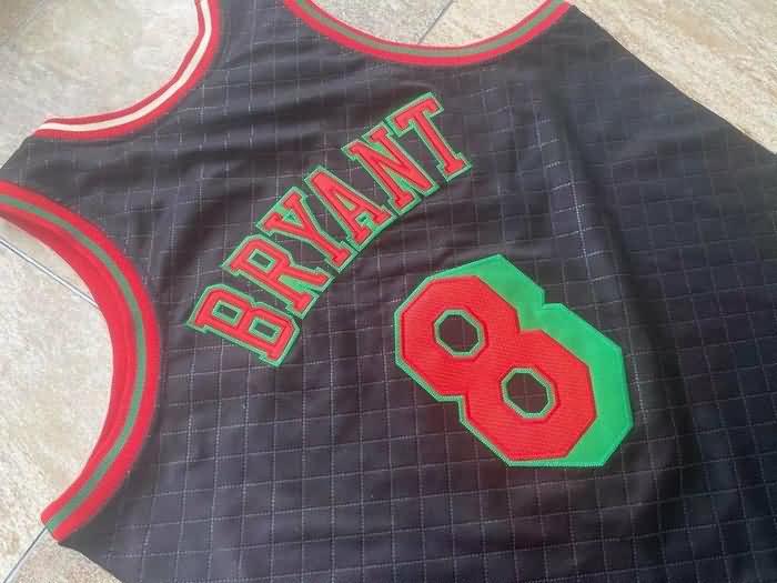 1996/97 Los Angeles Lakers BRYANT #8 Black Classics Basketball Jersey (Closely Stitched)