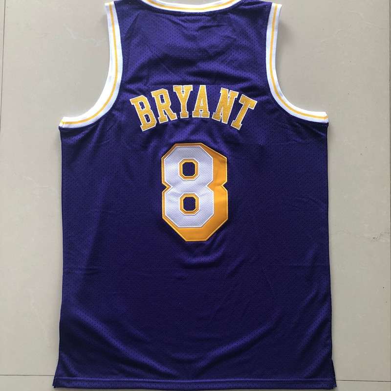 1996/97 Los Angeles Lakers BRYANT #8 Purple Classics Basketball Jersey (Closely Stitched)