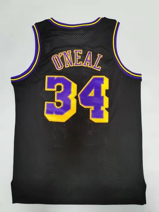 1996/97 Los Angeles Lakers ONEAL #34 Black Classics Basketball Jersey (Stitched)