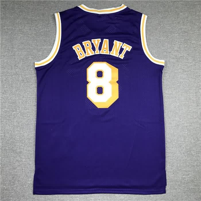 1996/97 Los Angeles Lakers BRYANT #8 Purple Classics Basketball Jersey (Stitched)