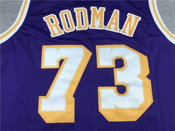 1998/99 Los Angeles Lakers RODMAN #73 Purple Classics Basketball Jersey (Stitched)