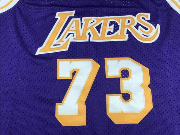 1998/99 Los Angeles Lakers RODMAN #73 Purple Classics Basketball Jersey (Stitched)