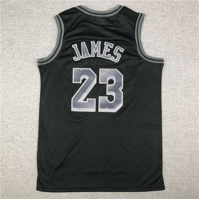 Los Angeles Lakers JAMES #23 Black Classics Basketball Jersey (Stitched)