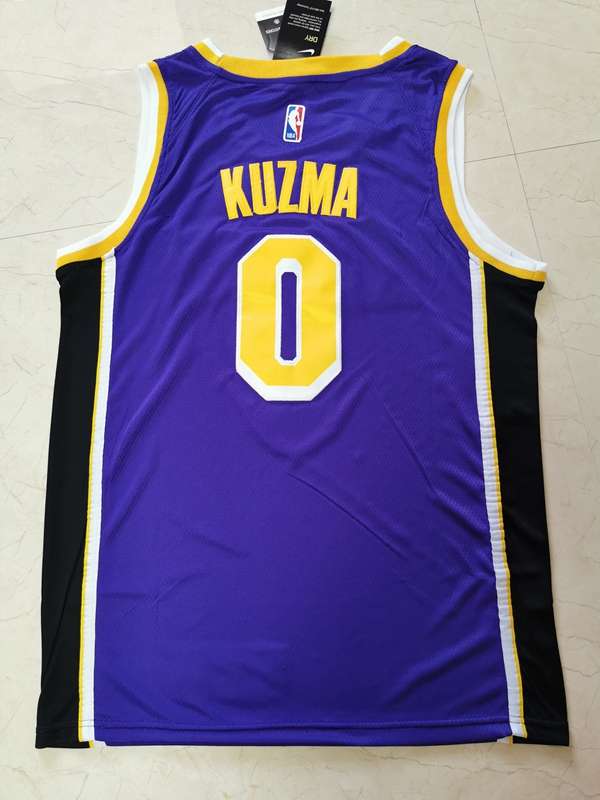 Los Angeles Lakers KUZMA #0 Purple Classics Basketball Jersey (Stitched)