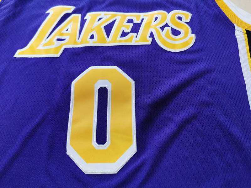 Los Angeles Lakers KUZMA #0 Purple Classics Basketball Jersey (Stitched)