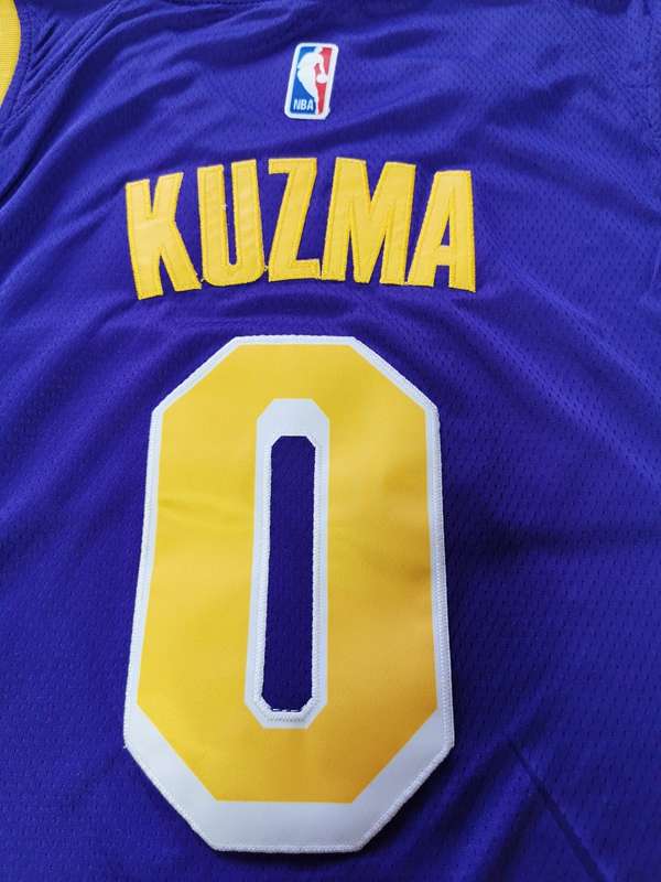 Los Angeles Lakers KUZMA #0 Purple Classics Basketball Jersey (Stitched)