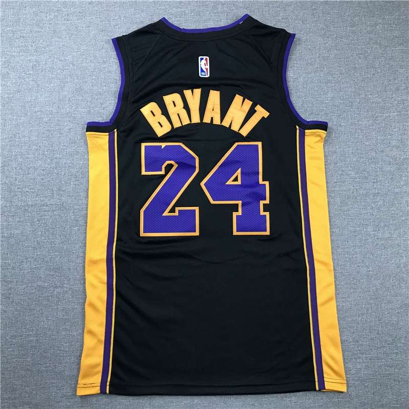 Los Angeles Lakers BRYANT #24 Black Basketball Jersey 3 (Stitched)