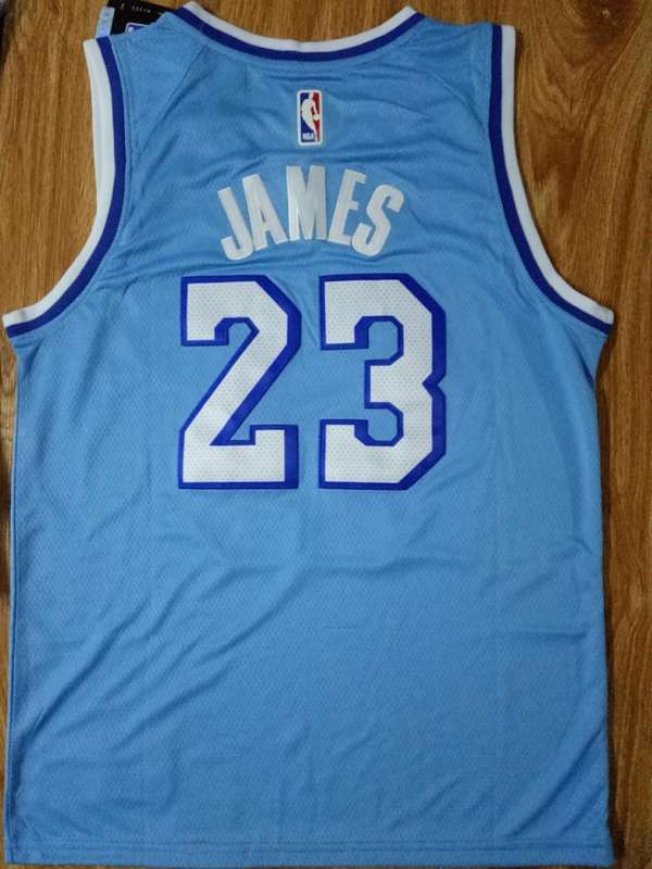 Los Angeles Lakers JAMES #23 Blue Basketball Jersey (Stitched)