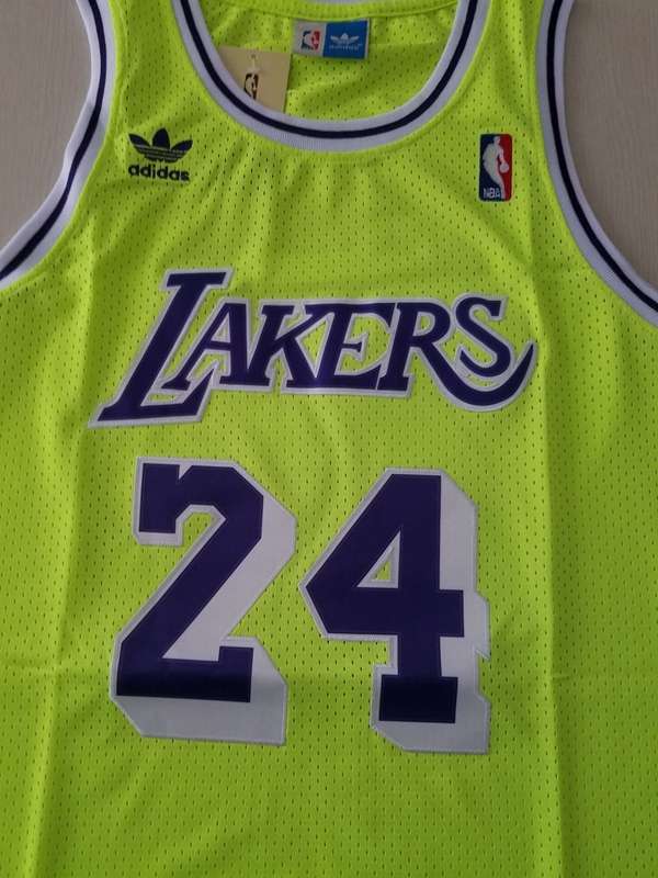 Los Angeles Lakers BRYANT #24 Green Basketball Jersey (Stitched)