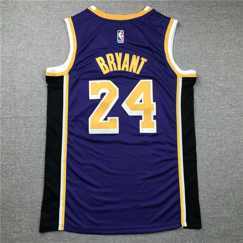 Los Angeles Lakers BRYANT #24 Purple Basketball Jersey (Stitched) 03