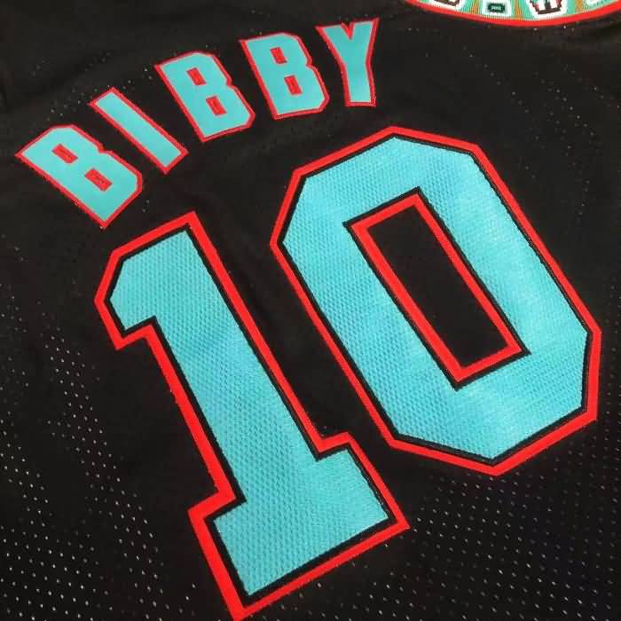 1998/99 Memphis Grizzlies BIBBY #10 Black Classics Basketball Jersey (Closely Stitched)