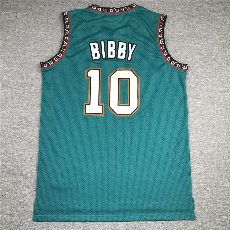 1998/99 Memphis Grizzlies BIBBY #10 Green Classics Basketball Jersey (Stitched)