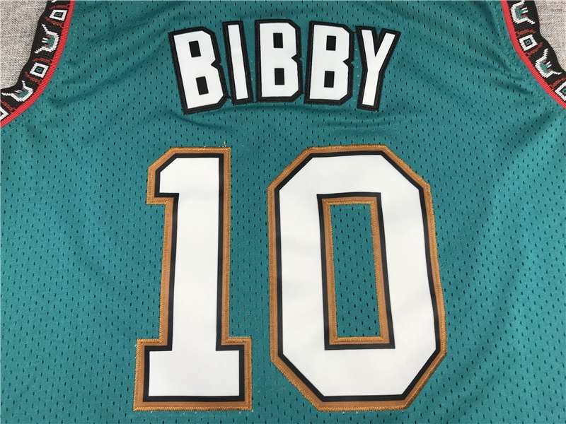 1998/99 Memphis Grizzlies BIBBY #10 Green Classics Basketball Jersey (Stitched)