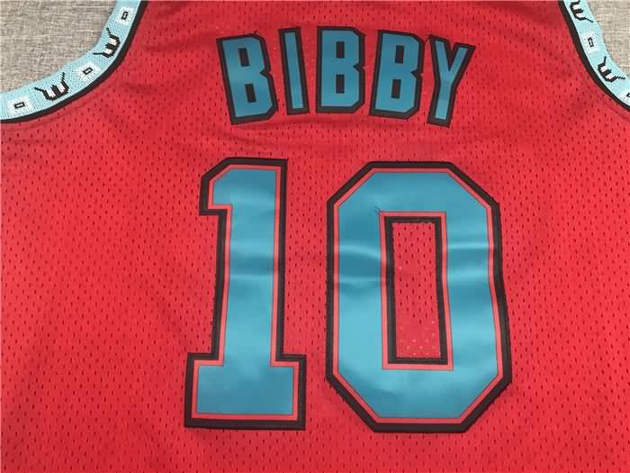 1998/99 Memphis Grizzlies BIBBY #10 Red Classics Basketball Jersey (Stitched)