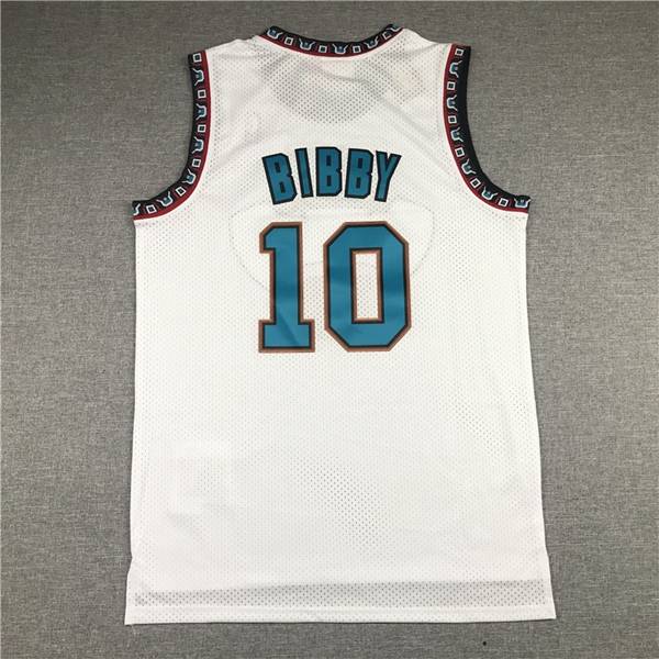 1998/99 Memphis Grizzlies BIBBY #10 White Classics Basketball Jersey (Stitched)