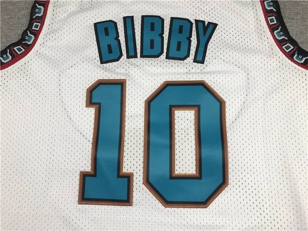 1998/99 Memphis Grizzlies BIBBY #10 White Classics Basketball Jersey (Stitched)