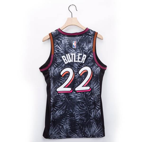 20/21 Miami Heat BUTLER #22 Black AJ Basketball Jersey (Stitched)