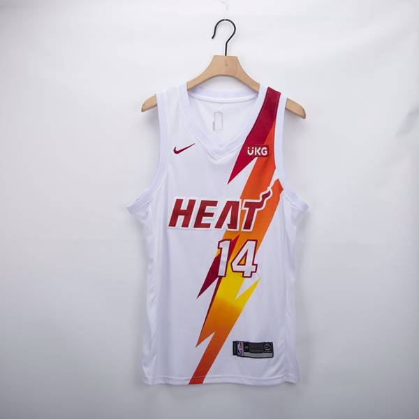 20/21 Miami Heat HERRO #14 White Basketball Jersey (Stitched)