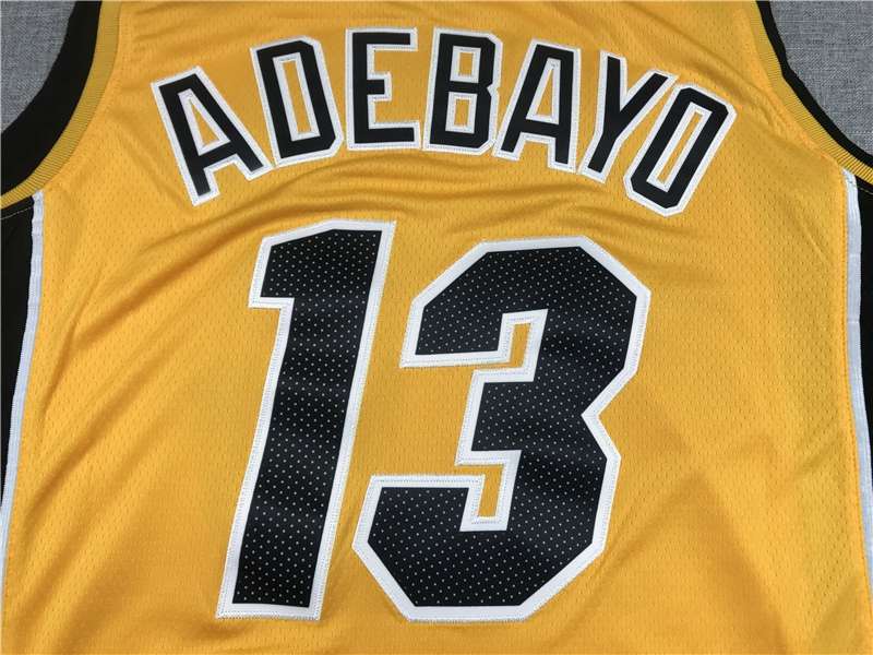 20/21 Miami Heat ADEBAYO #13 Yellow Basketball Jersey (Stitched)