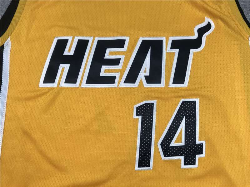 20/21 Miami Heat HERRO #14 Yellow Basketball Jersey (Stitched)