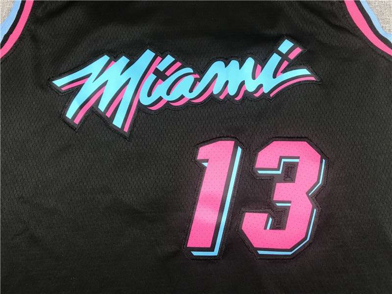 2020 Miami Heat ADEBAYO #13 Black City Basketball Jersey (Stitched)