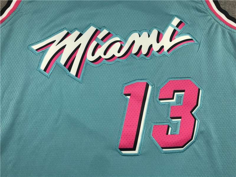 2020 Miami Heat ADEBAYO #13 Blue City Basketball Jersey (Stitched)