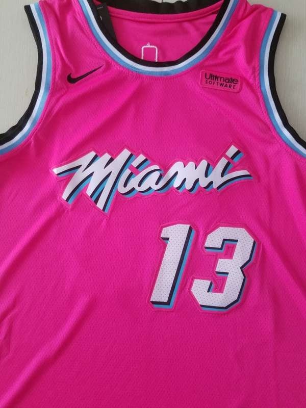 2020 Miami Heat ADEBAYO #13 Pink City Basketball Jersey (Stitched)