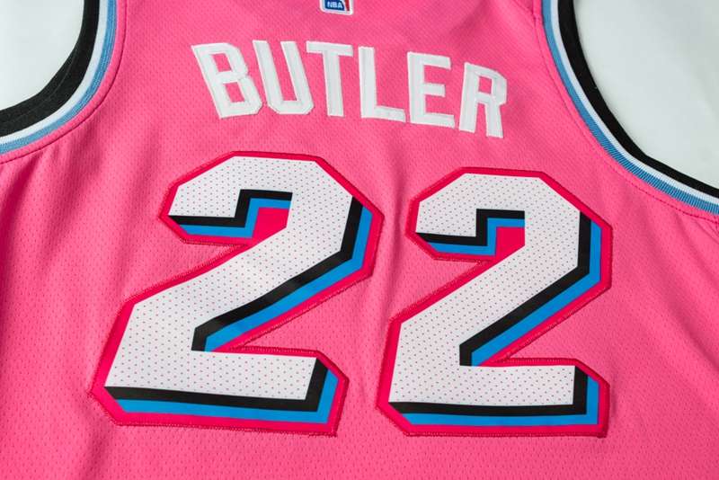 2020 Miami Heat BUTLER #22 Pink City Basketball Jersey (Stitched)