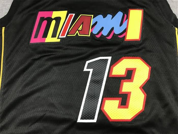 21/22 Miami Heat ADEBAYO #13 Black City Basketball Jersey (Stitched)