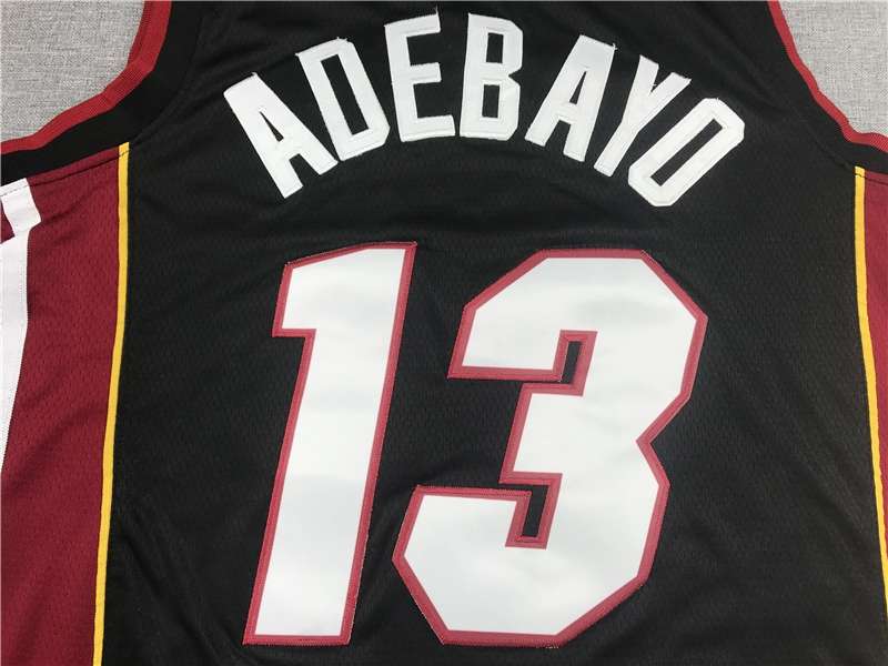 Miami Heat ADEBAYO #13 Black Basketball Jersey (Stitched)