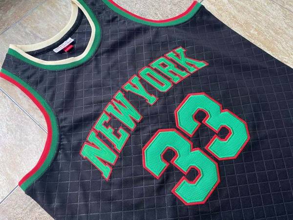 1991/92 New York Knicks EWING #33 Black Classics Basketball Jersey (Closely Stitched)