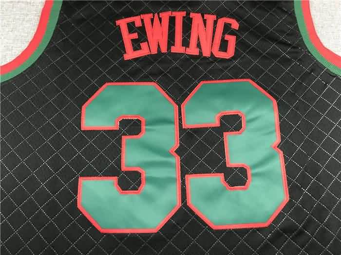 1991/92 New York Knicks EWING #33 Black Classics Basketball Jersey (Stitched)