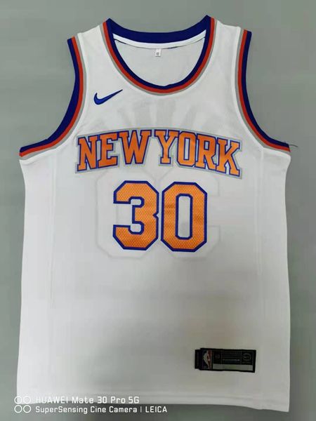 New York Knicks RANDLE #30 White Basketball Jersey (Stitched)
