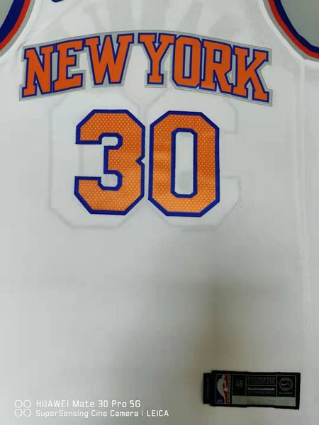 New York Knicks RANDLE #30 White Basketball Jersey (Stitched)