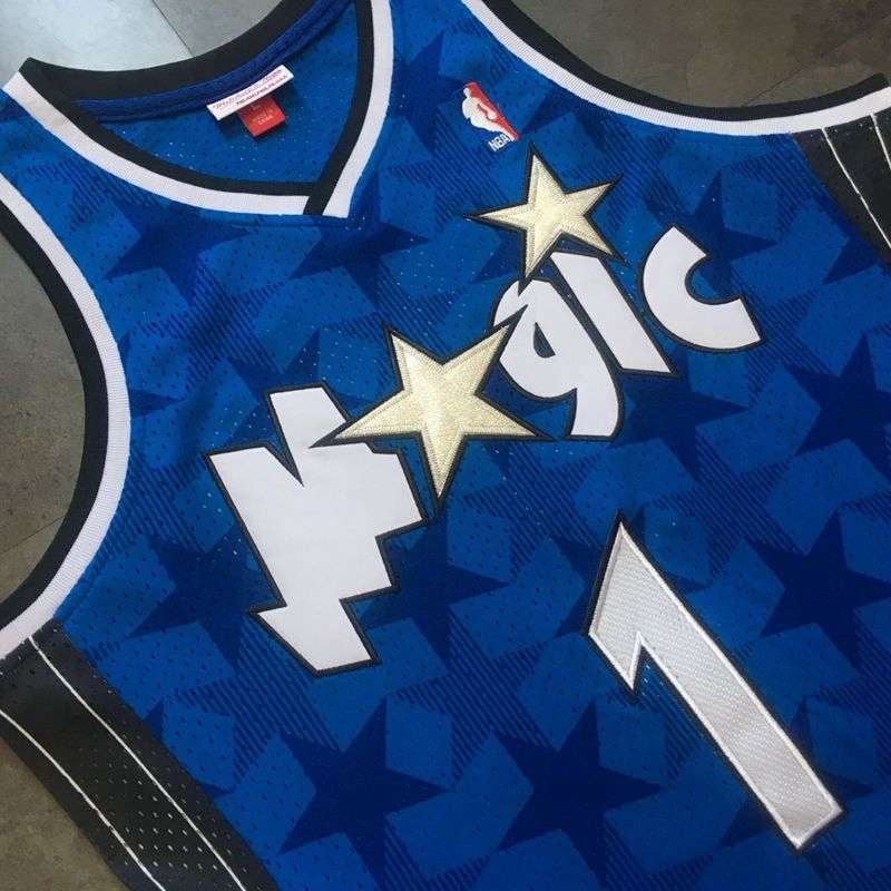 2000/01 Orlando Magic MCGRADY #1 Blue Classics Basketball Jersey (Closely Stitched)