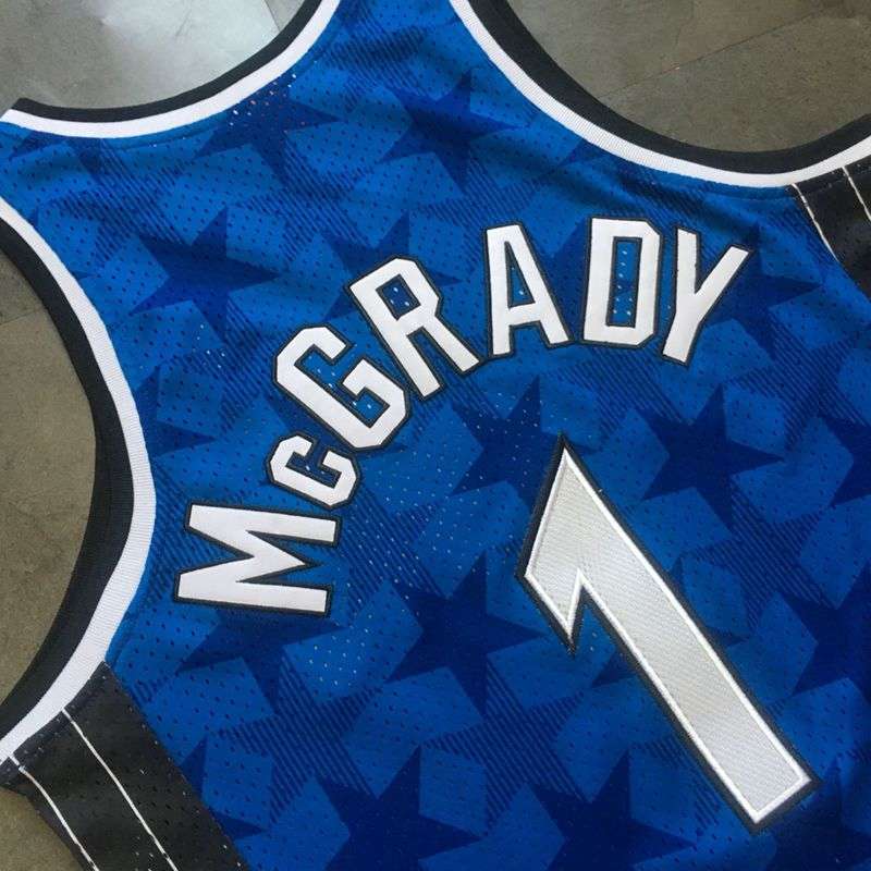 2000/01 Orlando Magic MCGRADY #1 Blue Classics Basketball Jersey (Closely Stitched)