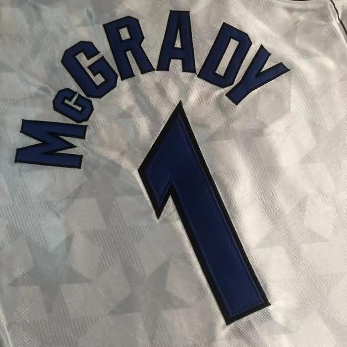 2000/01 Orlando Magic MCGRADY #1 White Classics Basketball Jersey (Closely Stitched)