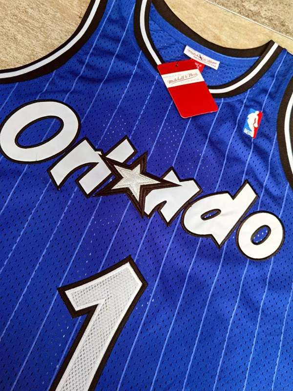 2003/04 Orlando Magic MCGRADY #1 Blue Classics Basketball Jersey (Closely Stitched)