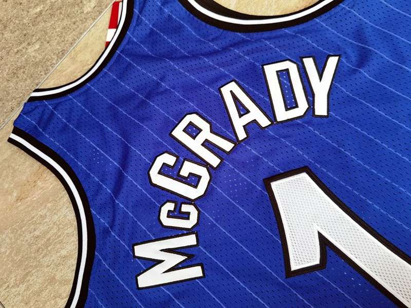 2003/04 Orlando Magic MCGRADY #1 Blue Classics Basketball Jersey (Closely Stitched)